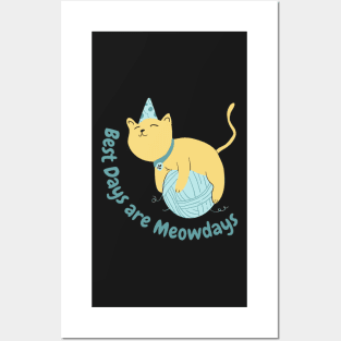 Best Days are the Meowdays Posters and Art